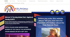 Desktop Screenshot of katyholmestrust.co.uk